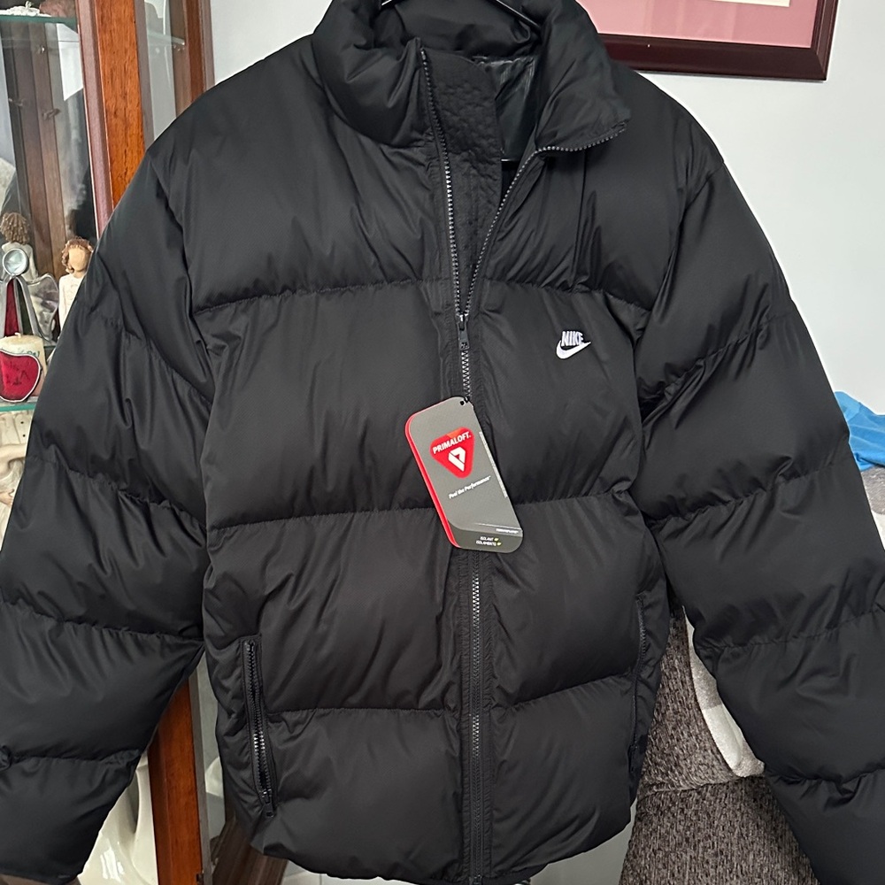 Nike Black Quilted Jacket